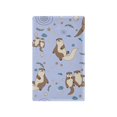 thumbnail image 1 of Yayeee Blank Wall Plate Cover 1-Gang 4.5"x2.7" Home Unused Decorative Outlet, Cartoon Otters Pattern, 1 of 7