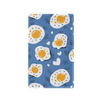 Yayeee Blank Wall Plate Cover 1-Gang 4.5"x2.7" Home Unused Decorative Outlet, Cute Fried Eggs