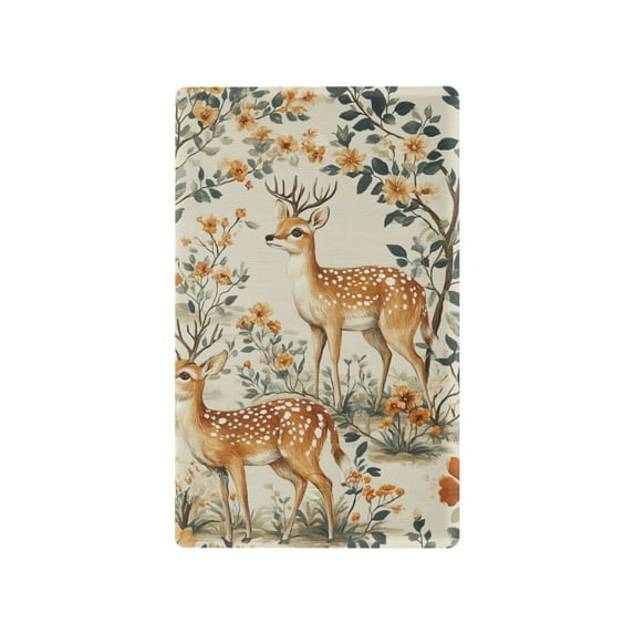 Yayeee Blank Wall Plate Cover 1-Gang 4.5"x2.7" Home Unused Decorative Outlet, Deer Pattern