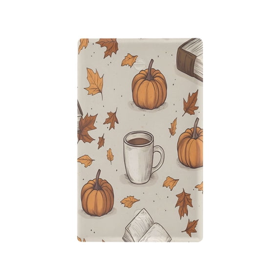 Yayeee Blank Wall Plate Cover 1-Gang 4.5"x2.7" Home Unused Decorative Outlet, Fall Pumpkin Pattern