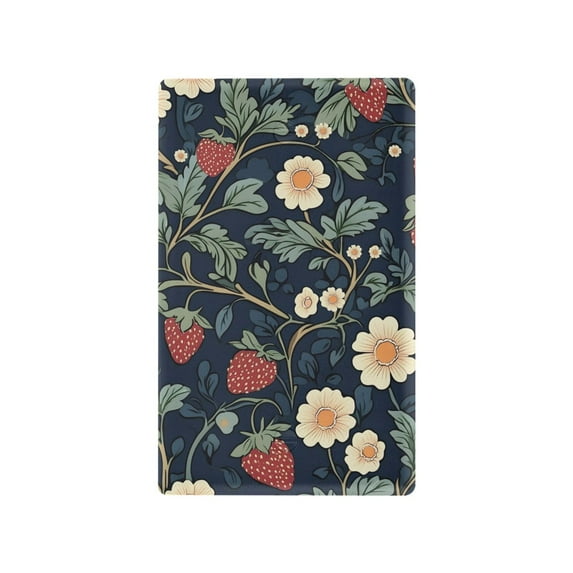 Yayeee Blank Wall Plate Cover 1-Gang 4.5"x2.7" Home Unused Decorative Outlet, Floral Raspberry Pattern