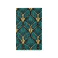 thumbnail image 1 of Yayeee Blank Wall Plate Cover 1-Gang 4.5"x2.7" Home Unused Decorative Outlet, Green Abstract Pattern, 1 of 7
