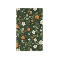 thumbnail image 1 of Yayeee Blank Wall Plate Cover 1-Gang 4.5"x2.7" Home Unused Decorative Outlet, Green Flowers Pattern, 1 of 7