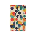 thumbnail image 1 of Yayeee Blank Wall Plate Cover 1-Gang 4.5"x2.7" Home Unused Decorative Outlet, Green Geometric, 1 of 7