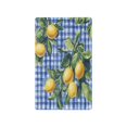 thumbnail image 1 of Yayeee Blank Wall Plate Cover 1-Gang 4.5"x2.7" Home Unused Decorative Outlet, Green Lemon Plaid, 1 of 7