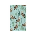 thumbnail image 1 of Yayeee Blank Wall Plate Cover 1-Gang 4.5"x2.7" Home Unused Decorative Outlet, Green Otters Pattern, 1 of 7