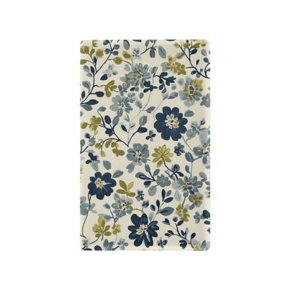 Yayeee Blank Wall Plate Cover 1-Gang 4.5"x2.7" Home Unused Decorative Outlet, Light Floral