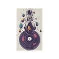 thumbnail image 1 of Yayeee Blank Wall Plate Cover 1-Gang 4.5"x2.7" Home Unused Decorative Outlet, Orange Astronaut Planet, 1 of 7