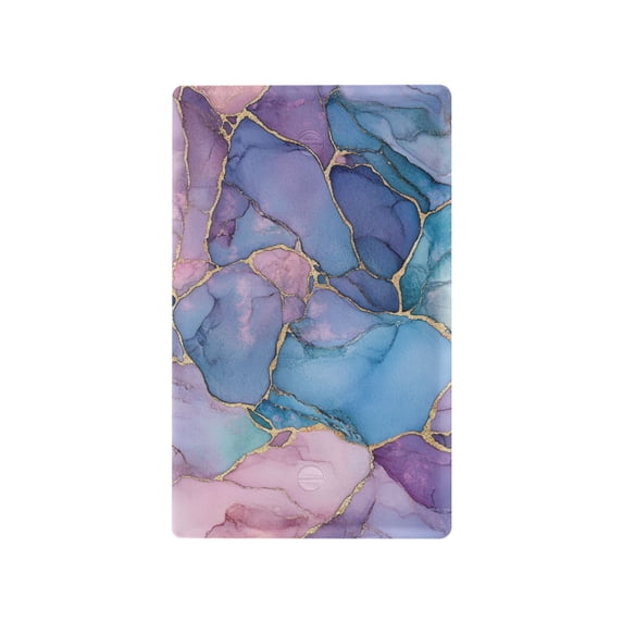 Yayeee Blank Wall Plate Cover 1-Gang 4.5"x2.7" Home Unused Decorative Outlet, Pink Marble Pattern