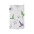 thumbnail image 1 of Yayeee Blank Wall Plate Cover 1-Gang 4.5"x2.7" Home Unused Decorative Outlet, Purple Birds, 1 of 7