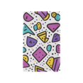 thumbnail image 1 of Yayeee Blank Wall Plate Cover 1-Gang 4.5"x2.7" Home Unused Decorative Outlet, Purple Retro Pattern, 1 of 7