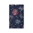thumbnail image 1 of Yayeee Blank Wall Plate Cover 1-Gang 4.5"x2.7" Home Unused Decorative Outlet, Red and Blue Fireworks Pattern, 1 of 7