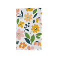 thumbnail image 1 of Yayeee Blank Wall Plate Cover 1-Gang 4.5"x2.7" Home Unused Decorative Outlet, Retro Yellow Floral, 1 of 7