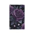 thumbnail image 1 of Yayeee Blank Wall Plate Cover 1-Gang 4.5"x2.7" Home Unused Decorative Outlet, Roses and Pearls, 1 of 7