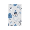 thumbnail image 1 of Yayeee Blank Wall Plate Cover 1-Gang 4.5"x2.7" Home Unused Decorative Outlet, Simple Cartoon Snowmen, 1 of 7