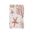 thumbnail image 1 of Yayeee Blank Wall Plate Cover 1-Gang 4.5"x2.7" Home Unused Decorative Outlet, White Starfish, 1 of 7