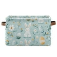 thumbnail image 1 of Yayeee Canvas Storage Basket with Handles for Shelves Fabric Bins Closet Organizer, Floral Easter, 1 of 8