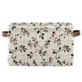 thumbnail image 1 of Yayeee Canvas Storage Basket with Handles for Shelves Fabric Bins Closet Organizer, Floral Plaid, 1 of 8