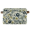 thumbnail image 1 of Yayeee Canvas Storage Basket with Handles for Shelves Fabric Bins Closet Organizer, Light Floral, 1 of 8