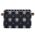 thumbnail image 1 of Yayeee Canvas Storage Basket with Handles for Shelves Fabric Bins Closet Organizer, Red Fireworks Pattern, 1 of 8