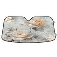 thumbnail image 1 of Yayeee Car Windshield Sun Shade Universal Fit Front Visor Protector, Beautiful Floral, 1 of 8
