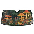 thumbnail image 1 of Yayeee Car Windshield Sun Shade Universal Fit Front Visor Protector, Forest Mushroom, 1 of 8
