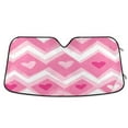 thumbnail image 1 of Yayeee Car Windshield Sun Shade Universal Fit Front Visor Protector, Heart Geometric, 1 of 8
