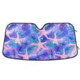 thumbnail image 1 of Yayeee Car Windshield Sun Shade Universal Fit Front Visor Protector, Pink Starfish Pattern, 1 of 8