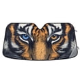 thumbnail image 1 of Yayeee Car Windshield Sun Shade Universal Fit Front Visor Protector, Tiger Eyes Pattern, 1 of 8
