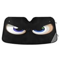 thumbnail image 1 of Yayeee Car Windshield Sun Shade Universal Fit Front Visor Protector, Blue Cartoon Eyes Pattern, 1 of 8