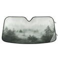 thumbnail image 1 of Yayeee Car Windshield Sun Shade Universal Fit Front Visor Protector, Foggy Forest, 1 of 8