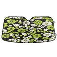 thumbnail image 1 of Yayeee Car Windshield Sun Shade Universal Fit Front Visor Protector, Green Flower Pattern, 1 of 8