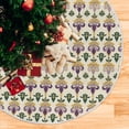 thumbnail image 1 of Yayeee Christmas Tree Skirt 35 inches for Xmas Tree Holiday Party Decoration, Beige Floral Pattern, 1 of 6