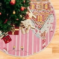 thumbnail image 1 of Yayeee Christmas Tree Skirt 35 inches for Xmas Tree Holiday Party Decoration, Brown Gingerbread House, 1 of 6