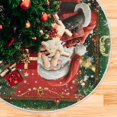 thumbnail image 1 of Yayeee Christmas Tree Skirt 35 inches for Xmas Tree Holiday Party Decoration, Christmas Santa Snowman Pattern, 1 of 6