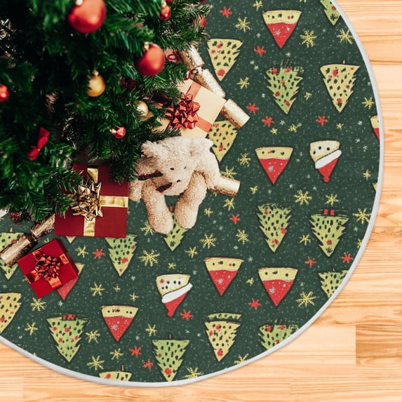 Yayeee Christmas Tree Skirt 47 inches for Xmas Tree Holiday Party Decoration, Christmas Tree