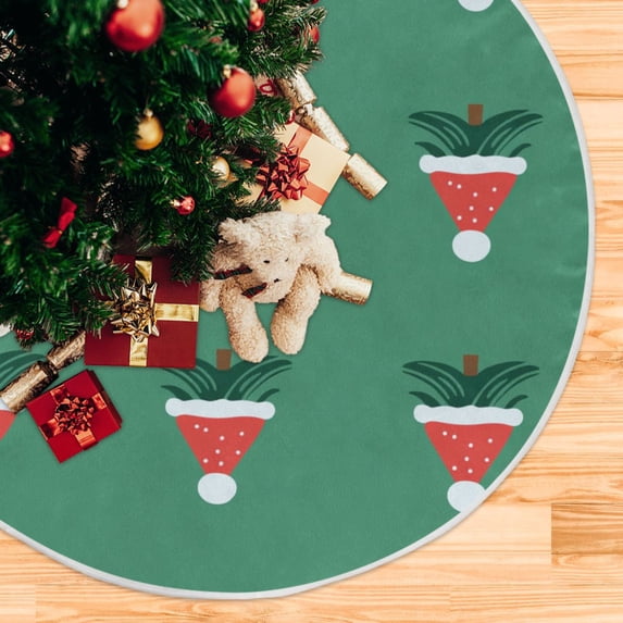 Yayeee Christmas Tree Skirt 47 inches for Xmas Tree Holiday Party Decoration, Christmas Trees