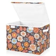 thumbnail image 1 of Yayeee Collapsible Cube Storage Bin with Lid Fabric Closet Decorative Basket with Handles, Colorful Flowers, 1 of 7
