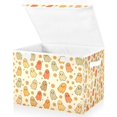 thumbnail image 1 of Yayeee Collapsible Cube Storage Bin with Lid Fabric Closet Decorative Basket with Handles, Cute Cartoon Ghost Pattern, 1 of 7