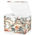 thumbnail image 1 of Yayeee Collapsible Cube Storage Bin with Lid Fabric Closet Decorative Basket with Handles, Mountain Pattern, 1 of 7
