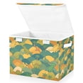 thumbnail image 1 of Yayeee Collapsible Cube Storage Bin with Lid Fabric Closet Decorative Basket with Handles, Whimsical Dinosaur Pattern, 1 of 7
