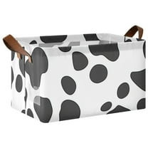 Yayeee Cube Storage Bins for Shelves Collapsible Basket Waterproof Cloth Laundry Hamper with Handles 1-Pack