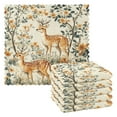 thumbnail image 1 of Yayeee 6 Pack Kitchen Dish Cloths for Washing Dishes Soft Absorbent Microfiber Towels, Deer Pattern, 1 of 9
