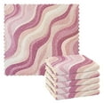 thumbnail image 1 of Yayeee 6 Pack Kitchen Dish Cloths for Washing Dishes Soft Absorbent Microfiber Towels, Pink Brown Pattern, 1 of 9
