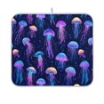 thumbnail image 1 of Yayeee Dish Drying Mat for Kitchen Counter 16"x18" Microfiber Absorbent Pad, Dark Blue Jellyfish Pattern, 1 of 7
