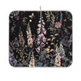 thumbnail image 1 of Yayeee Dish Drying Mat for Kitchen Counter 16"x18" Microfiber Absorbent Pad, Dark Flowers Pattern, 1 of 7