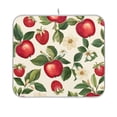 thumbnail image 1 of Yayeee Dish Drying Mat for Kitchen Counter 16"x18" Microfiber Absorbent Pad, Apple Leaves Pattern, 1 of 7