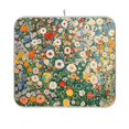 thumbnail image 1 of Yayeee Dish Drying Mat for Kitchen Counter 16"x18" Microfiber Absorbent Pad, Beige Floral Garden, 1 of 7