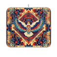 thumbnail image 1 of Yayeee Dish Drying Mat for Kitchen Counter 16"x18" Microfiber Absorbent Pad, Beige Geometric Eagle, 1 of 7