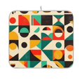 thumbnail image 1 of Yayeee Dish Drying Mat for Kitchen Counter 16"x18" Microfiber Absorbent Pad, Beige Geometric, 1 of 7